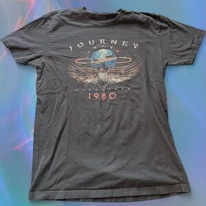 Journey 1980 Vintage Graphic Tee - Charcoal